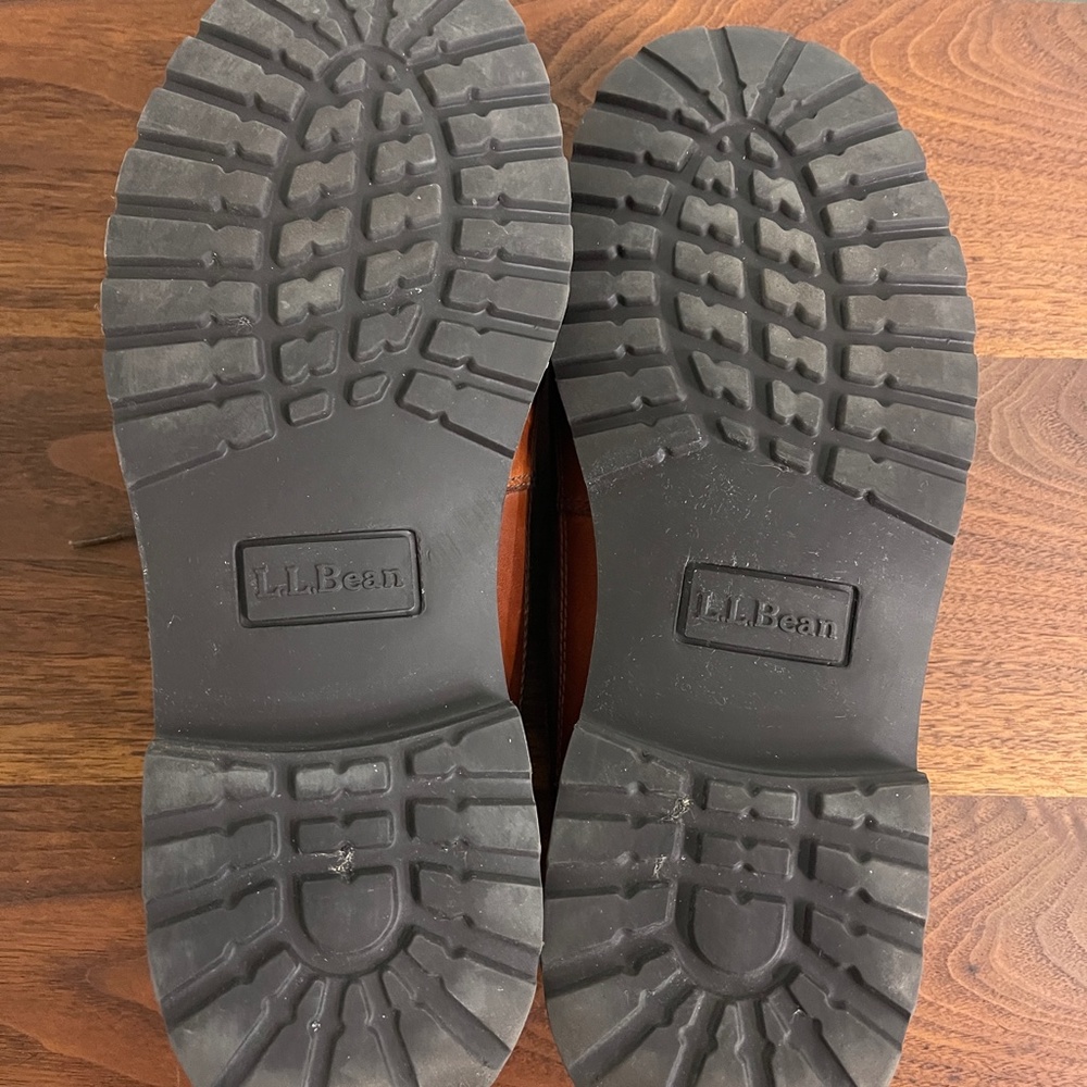 L.L. Bean *Allagash* Bison Handsewn Brown Leather Oxf… Gem